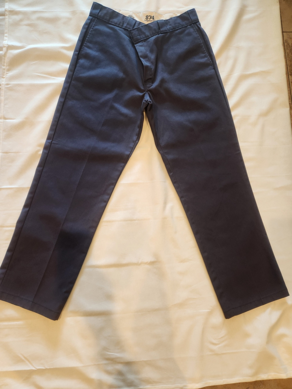 Dickies Navy Work Chinos - Straight Fit